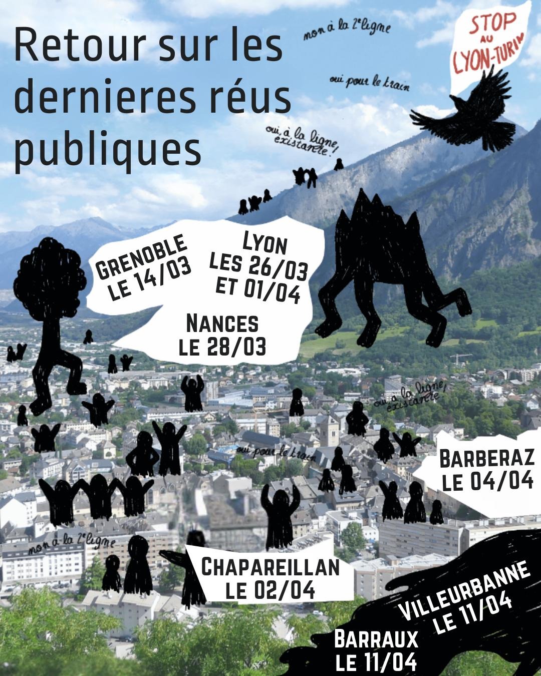 Retour sur les dernières réu’ publiques.