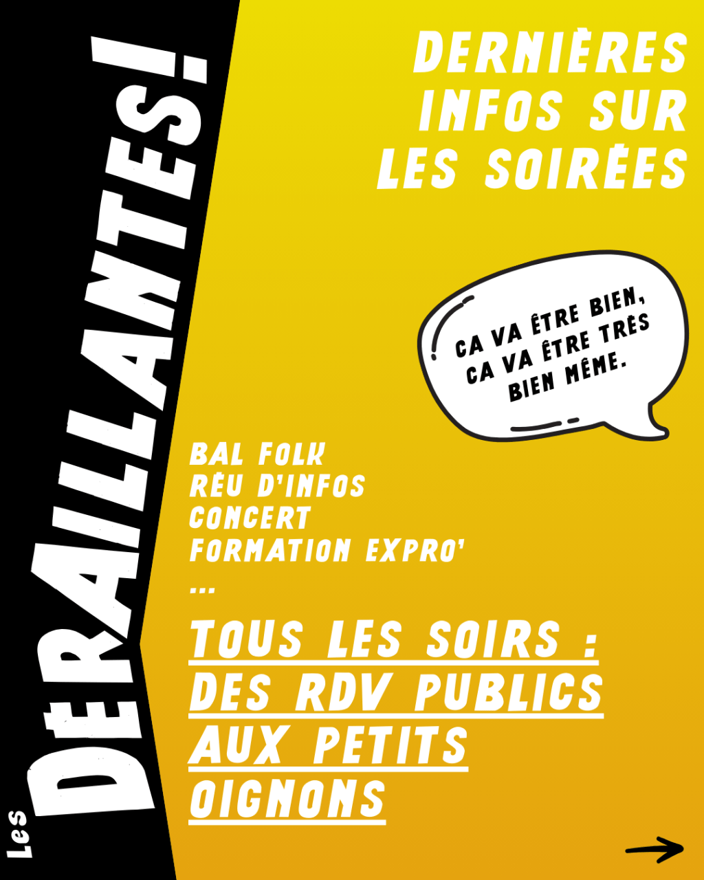 Haltes des Déraillantes !