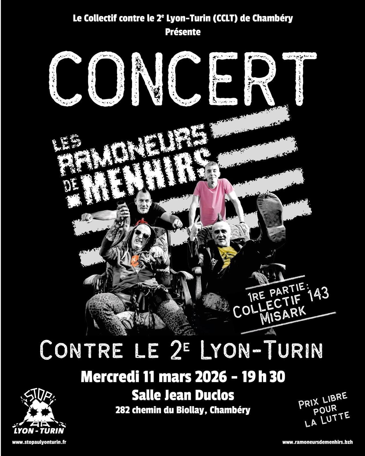 11/03 – Concert des Ramoneurs de Menhirs + Collectif&nbsp;143