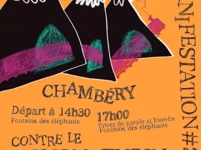 Chambéry : Manifestation internationale contre le 2e Lyon&nbsp;Turin